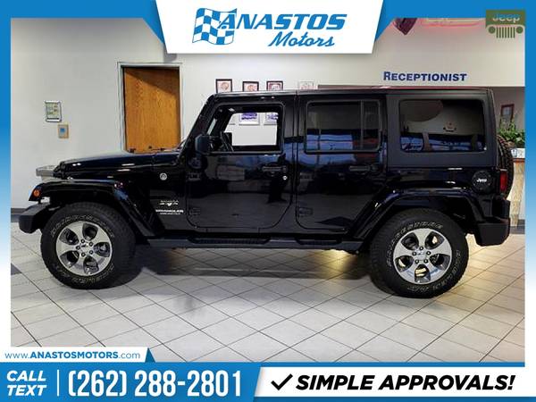 2017 Jeep Wrangler Unlimited FOR ONLY 462/mo! - - by for sale in Kenosha, WI – photo 5