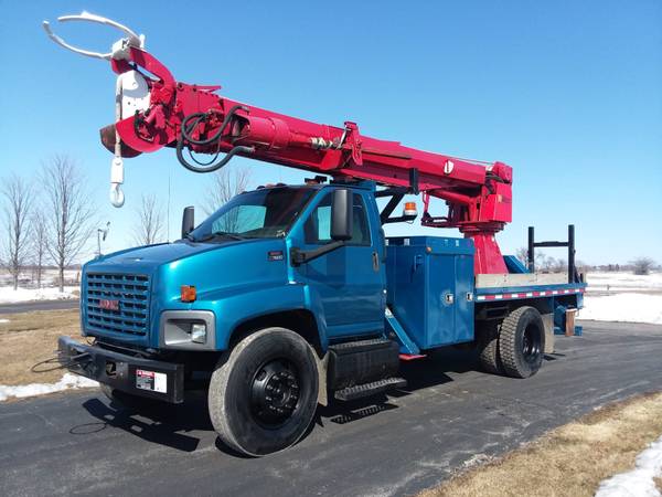 2007 GMC C7500 47 Sheave Height Altec Diesel 120k mi Digger Derrick for sale in Gilberts, KY – photo 7