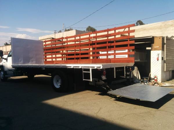 2006 CHEVY C7500 TOPKICK, 24FT STAKBED LIFTGATE, GASOLINE, I FINANCE... for sale in Rosemead, CA – photo 7