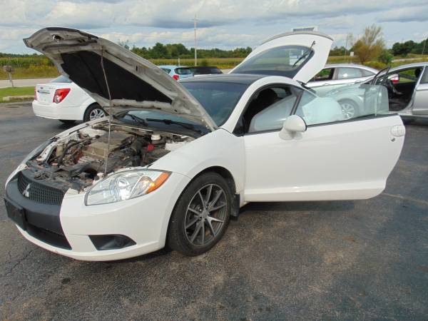 2011 Mitsubishi Eclipse Glacier White Buy Here Pay Here WE FINANCE -... for sale in New Albany, OH – photo 12