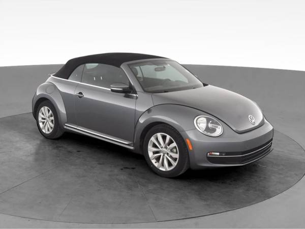 2014 VW Volkswagen Beetle TDI Convertible 2D Convertible Gray - -... for sale in Oklahoma City, OK – photo 15