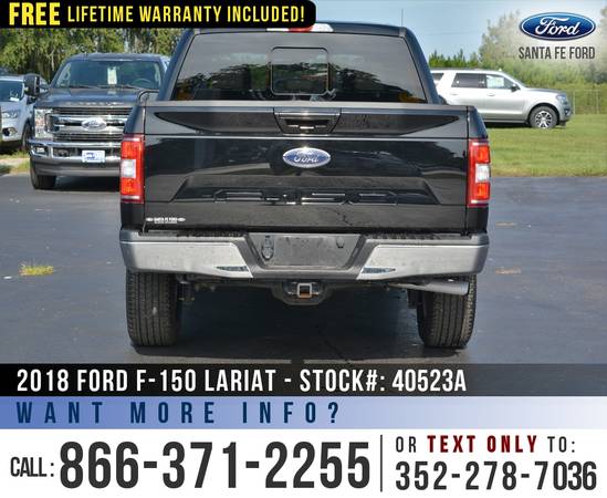 *** 2018 Ford F150 Lariat 4WD *** Leather Seats - SYNC - Cruise -... for sale in Alachua, FL – photo 6