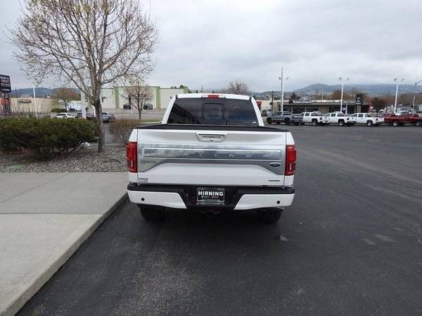 2015 Ford F150 Platinum pickup White Platinum Metallic Tri-Coat for sale in Pocatello, ID – photo 4
