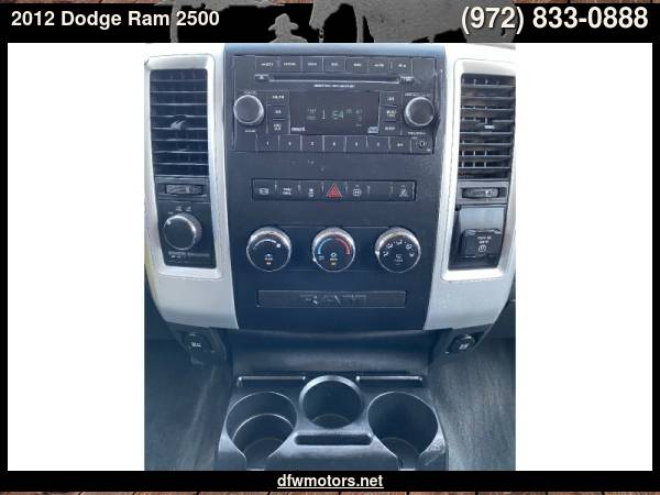 2012 Dodge Ram 2500 SLT Big Horn 4WD CrewCab Diesel - cars & trucks... for sale in Lewisville, TX – photo 18
