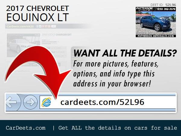 2017 CHEVROLET EQUINOX LT - - by dealer - vehicle for sale in Wilmington, NC – photo 24