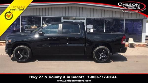2019 Ram 1500 Big Horn/Lone Star pickup Black - - by for sale in Cadott, WI – photo 2