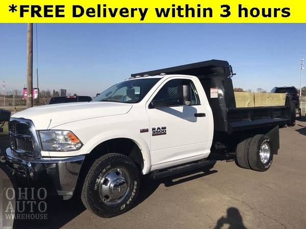 2017 Ram 3500 Chassis Cab Tradesman 4X4 Dump Bed Snow Plow 1-Own We... for sale in Canton, WV – photo 2