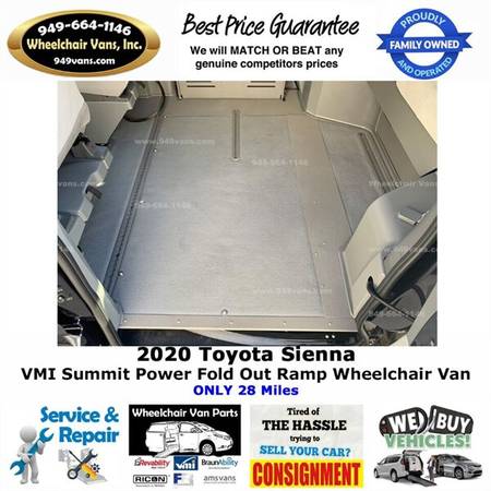 2020 Toyota Sienna LE Wheelchair Van VMI Summit - Power Fold Out Ra... for sale in LAGUNA HILLS, UT – photo 16