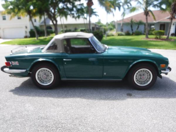 1976 TRIUMPH TR6 RARE AND NICE - cars & trucks - by dealer - vehicle... for sale in Naples, FL – photo 3