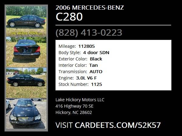 2006 MERCEDES-BENZ C280 - - by dealer - vehicle for sale in Hickory, NC – photo 12