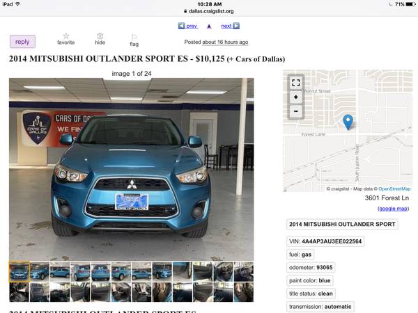 2015 Mitsubishi Outlander for sale in Fort Worth, TX – photo 12