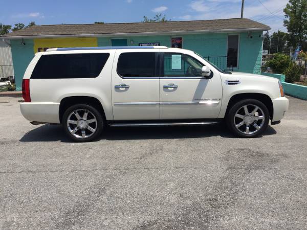 LOADED! 2008 CADILLAC ESCALADE ESV AWD W LTHR, ROOF, NAV, 22" WHEELS for sale in Wilmington, NC – photo 3