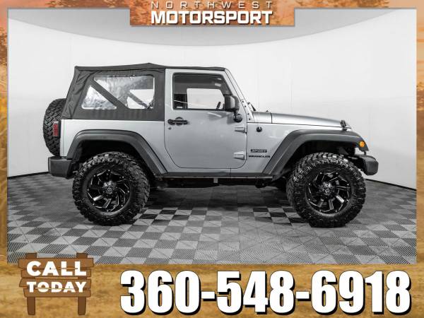 Lifted 2013 *Jeep Wrangler* Sport 4x4 for sale in Marysville, WA – photo 4