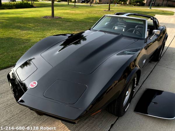 1973 Chevrolet Corvette matching numbers auto trans with VIDEO -... for sale in Allen, OK – photo 3