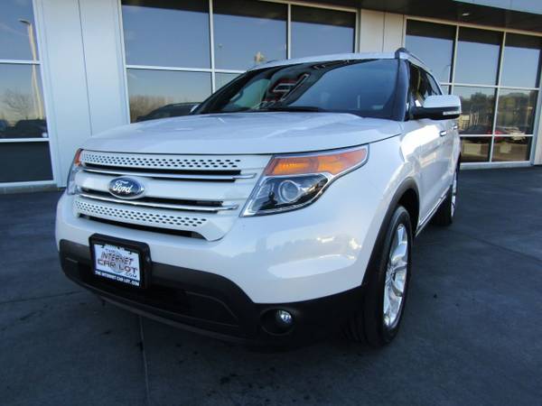 2014 *Ford* *Explorer* *4WD 4dr Limited* White Plati - cars & trucks... for sale in Omaha, NE – photo 3