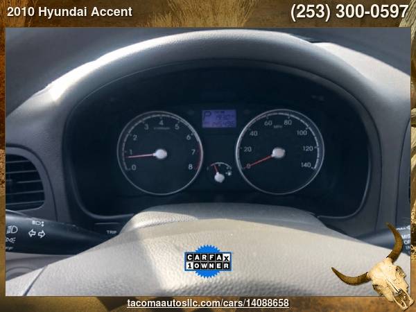 2010 Hyundai Accent GLS 4dr Sedan - - by dealer for sale in Tacoma, WA – photo 17