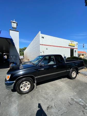 1998 Toyota t100 extra cab short bed 2WD V6 black 1 owner - cars & for sale in Tracy, CA – photo 3