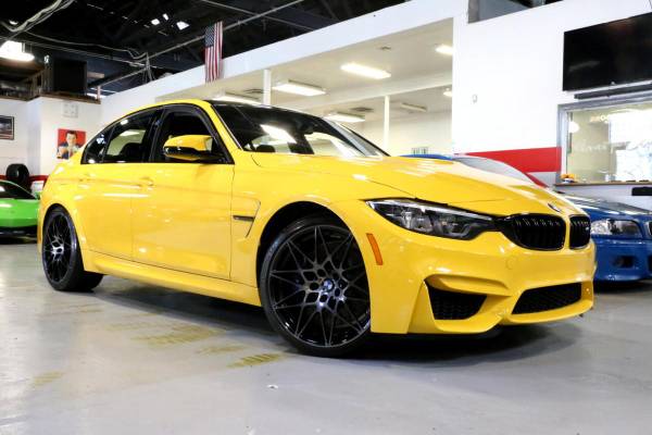 2018 BMW M3 Competition Package Individual Color Speed Yellow for sale in STATEN ISLAND, NY – photo 14
