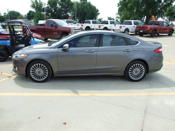 2014 Ford Fusion Titanium -Leather Loaded -30+MPG -New Tires & Brakes! for sale in Vinton, IA – photo 2