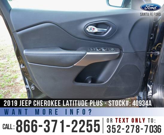 2019 Jeep Cherokee Latitude Plus SiriusXM - Cruise - Leather for sale in Alachua, FL – photo 11