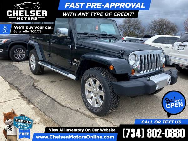 340/mo - 2012 Jeep Wrangler Unlimited Sahara 4WD! 4 WD! 4-WD! for sale in Chelsea, MI – photo 4