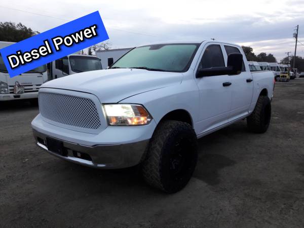 2014 RAM 1500 CREW CAB ECO DIESEL WITH 35x12 50R20LT Tires & Wheels for sale in San Jose, CA