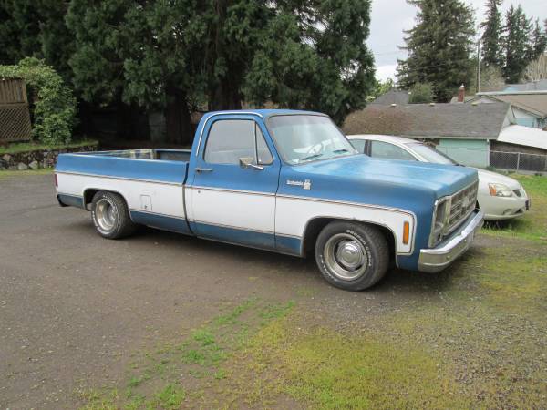 1979 2wd chevy c10 square body turbo ls 4l80e swap for sale in Vancouver, OR – photo 2