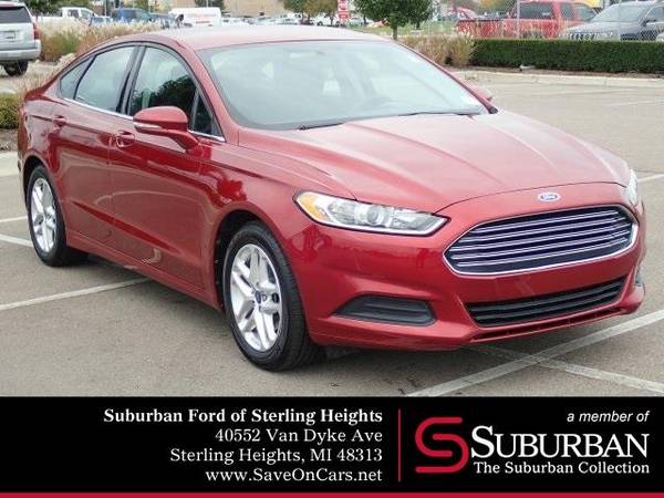 2013 Ford Fusion sedan SE (Bordeaux Reserve) GUARANTEED for sale in Sterling Heights, MI – photo 2