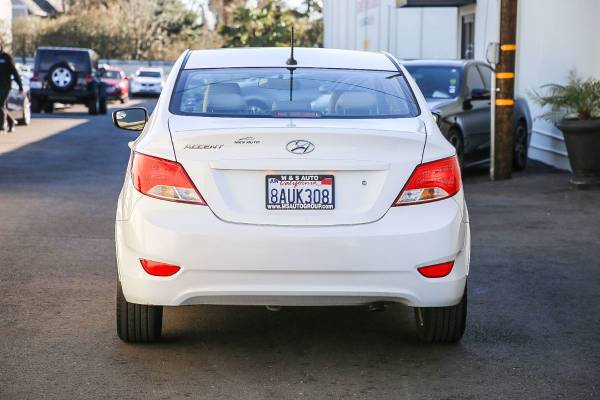 2017 Hyundai Accent Value Edition sedan Century White - cars & for sale in Sacramento , CA – photo 5