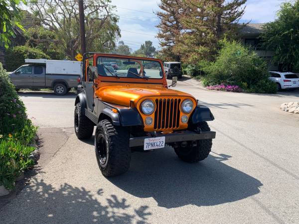 1980 Jeep CJ 5 - 4X4 - great cond. custom orange/black for sale in Laguna Beach, CA – photo 16