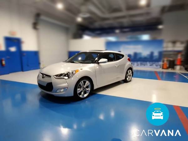 2017 Hyundai Veloster Value Edition Coupe 3D coupe Silver - FINANCE... for sale in Fort Myers, FL – photo 3