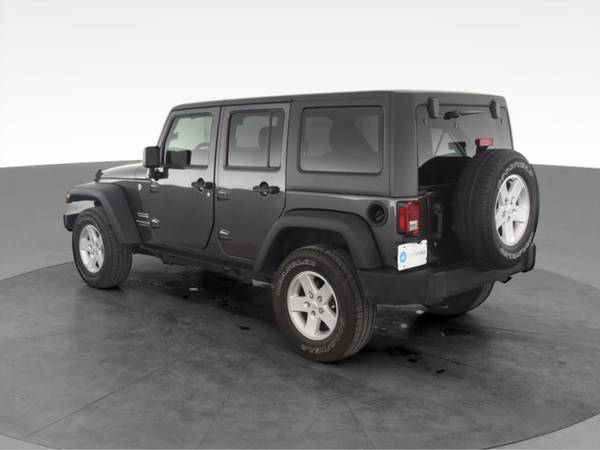 2017 Jeep Wrangler Unlimited Sport SUV 4D suv Black - FINANCE ONLINE... for sale in Palmdale, CA – photo 7