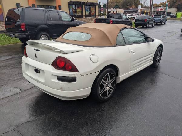 2001 Mitsubishi Eclipse Spyder GT Convertible - low miles, v6... for sale in Burlington, NC – photo 8