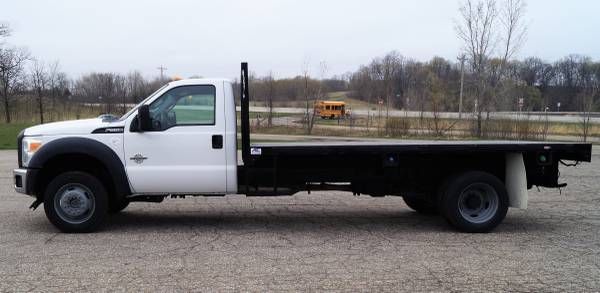 2014 Ford F550 XL - 14ft Flatbed - 4WD 6 7L V8 Power Stroke (B52698) for sale in Dassel, MN – photo 8