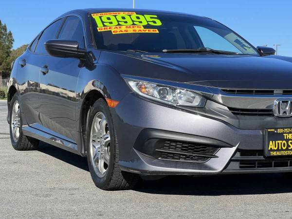 2016 Honda Civic Sedan LX sedan Gray - - by dealer for sale in Salinas, CA – photo 12