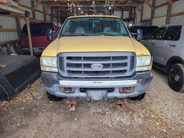 2002 FORD F250SD 4x4 7 3L DIESEL EXT CAB WITH PLOW MOUNT/UTILITY BED for sale in Fox_Lake, WI – photo 2
