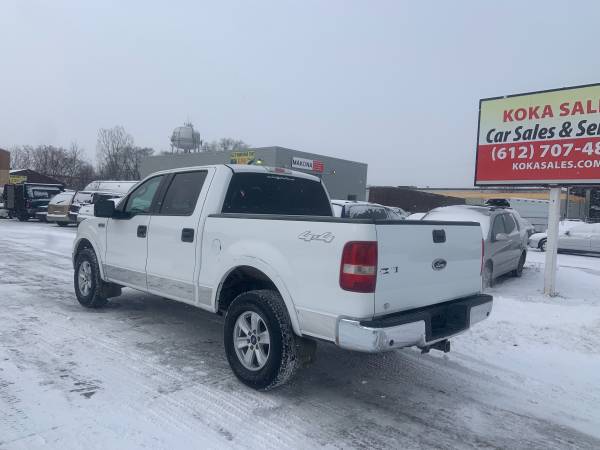 Ford F-150 Lariat 4X4Leather Sunroof heated seats White on Black for sale in Osseo, MN – photo 9