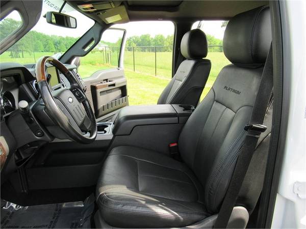 2015 FORD F350 SUPER DUTY PLATINUM, White APPLY ONLINE for sale in Summerfield, NC – photo 6