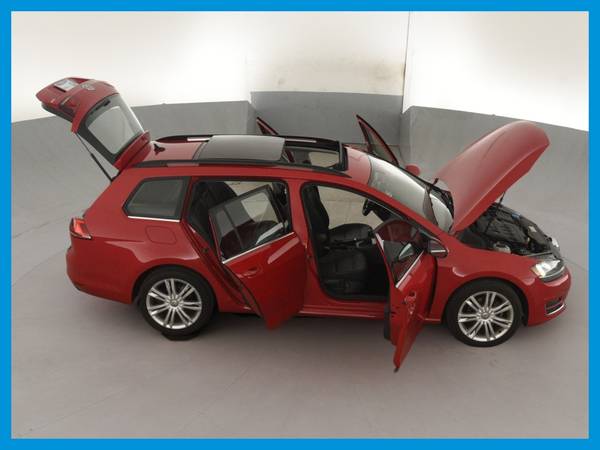 2015 VW Volkswagen Golf SportWagen TDI S Wagon 4D wagon Red for sale in largo, FL – photo 20