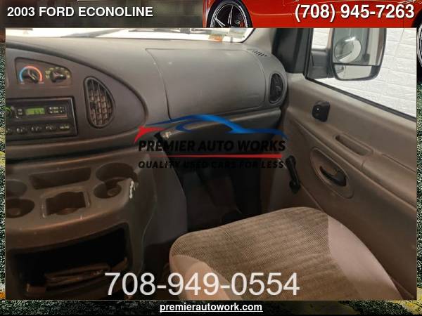 2003 FORD ECONOLINE E150 VAN - cars & trucks - by dealer - vehicle... for sale in Alsip, IL – photo 9