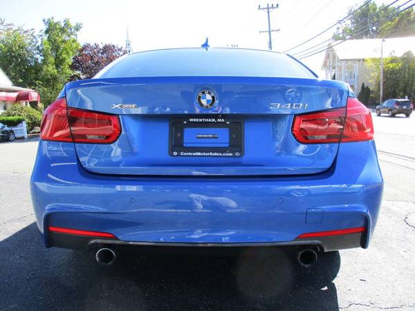 2017 *BMW* *3 Series* *340i xDrive* Estoril Blue Met for sale in Wrentham, MA – photo 14