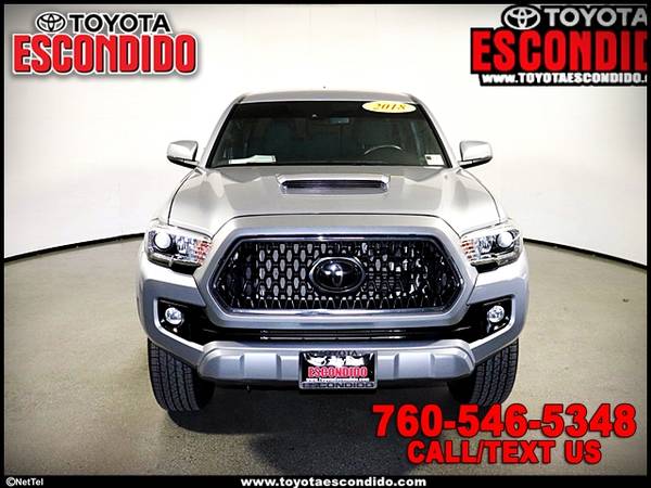 Certified 2018 Toyota Tacoma TRD Sport V6 4WD TRUCK -LOW DOWN! -... for sale in Escondido, CA – photo 9
