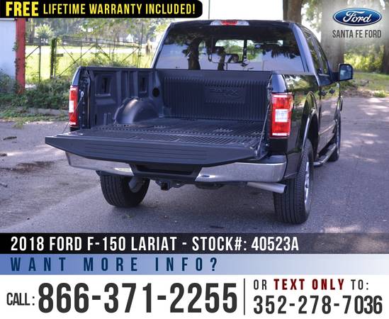 *** 2018 Ford F150 Lariat 4WD *** Leather Seats - SYNC - Cruise -... for sale in Alachua, FL – photo 18