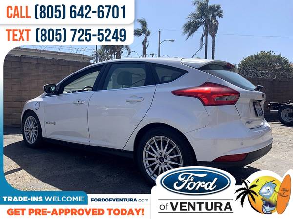 190/mo - 2016 Ford Focus Electric 3U 3 U 3-U - - by for sale in Ventura, CA – photo 9