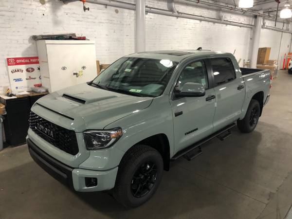 New 2021 Trd Pro Tundra 4wd Crewmax 4x4 5.7L V8 *Lunar Rock* - cars... for sale in Burlingame, CA