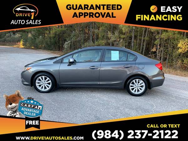 2012 Honda Civic EXL EX L EX-L PRICED TO SELL! - - by for sale in Wake Forest, NC – photo 9