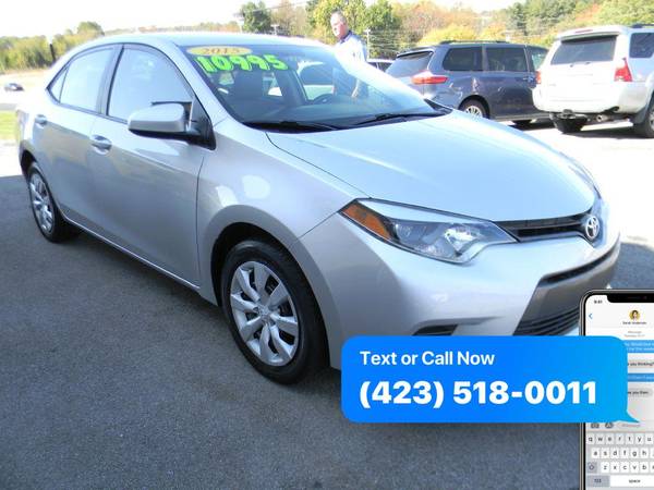 2015 TOYOTA COROLLA LE - EZ FINANCING AVAILABLE! - cars & trucks -... for sale in Piney Flats, TN – photo 4