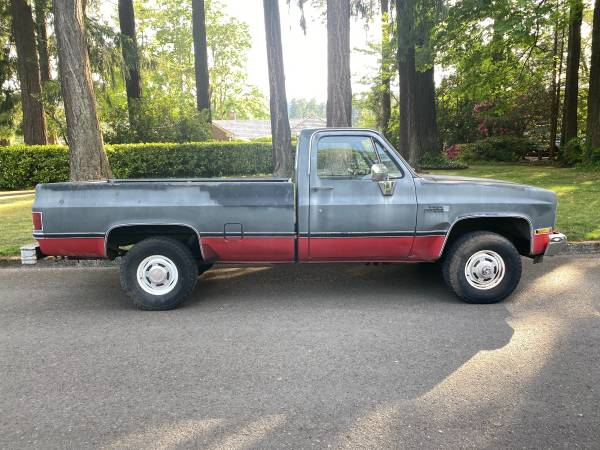 1986 GMC K1500 High Sierra Square Body 4X4 - - by for sale in Portland, OR – photo 3