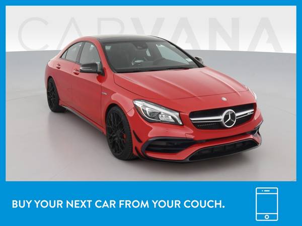 2017 Mercedes-Benz MercedesAMG CLA CLA 45 4MATIC Coupe 4D coupe Red for sale in Atlanta, MI – photo 2