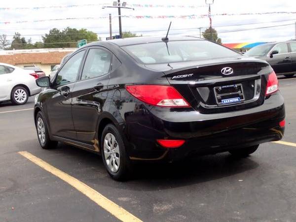 2017 Hyundai Accent Value Edition sedan Black - - by for sale in Waterford Township, MI – photo 3
